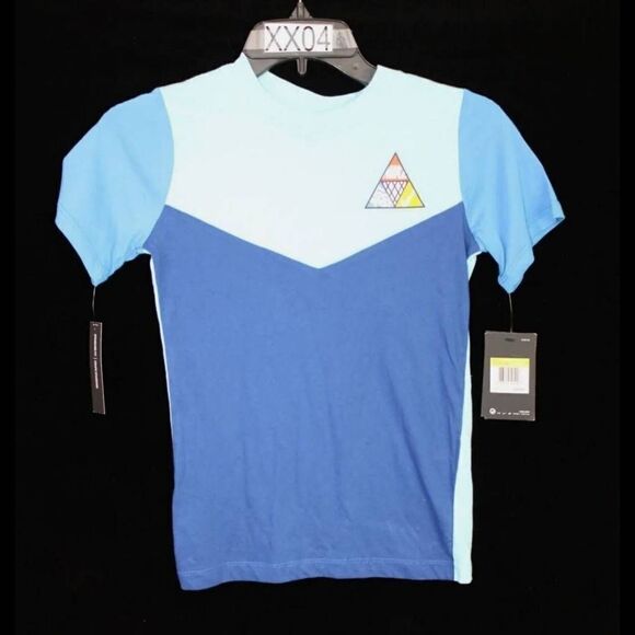 NIKE BOYS BQ7936-438 BLUE TEE T-SHIRT STANDARD FIT NEW NWT - Picture 1 of 6